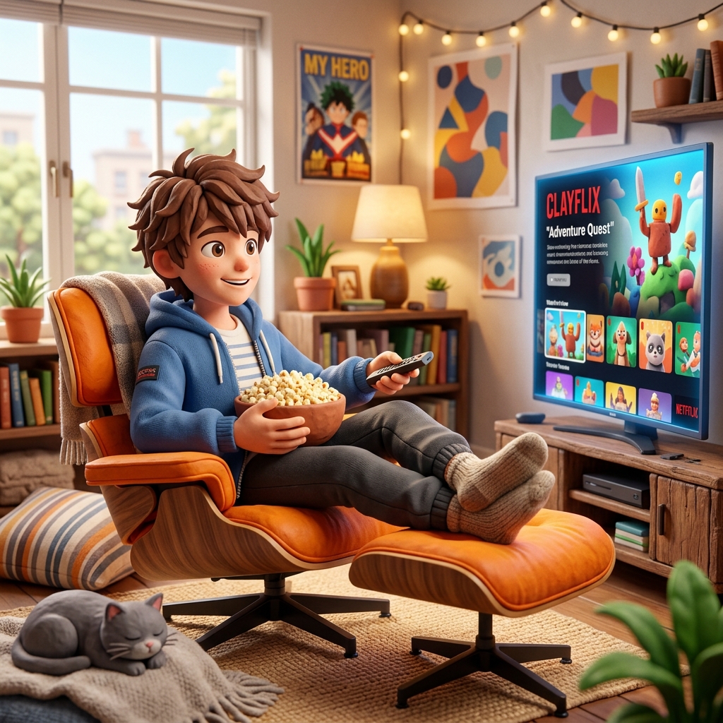 Client enjoying streaming videos happily